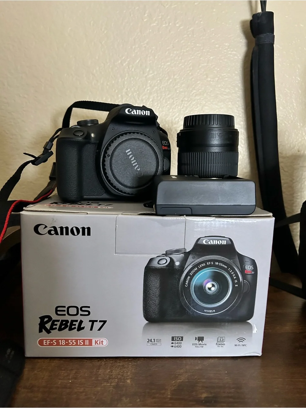 Canon EOS Rebel T7 DSLR Camera Kit - Black